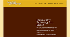 Desktop Screenshot of managingcontraception.com